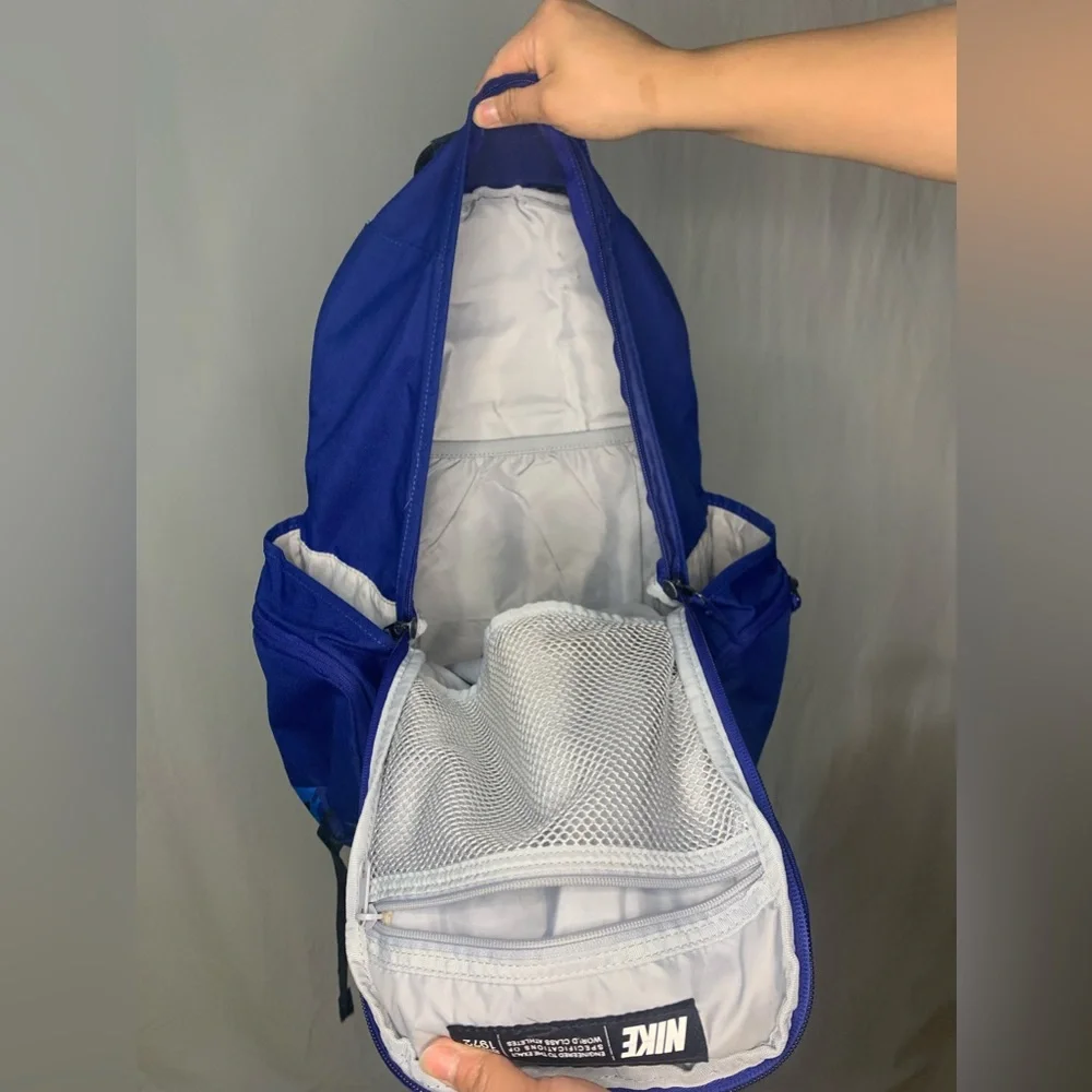 Nike Royal Blue Backpack with Black & Blue Camo Accent